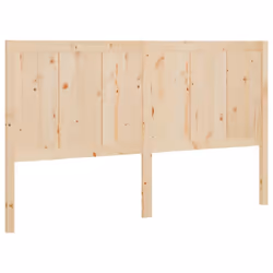 vidaXL Bed Headboard Home Bedroom Decorative Bed Header Panel Solid Wood Pine - brown, 205.5 x 4 x 100 cm - Additional view 2