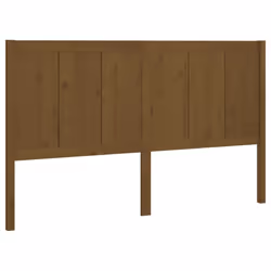 vidaXL Bed Headboard Home Bedroom Decorative Bed Header Panel Solid Wood Pine - honey brown, 205.5 x 4 x 100 cm - Additional view 2