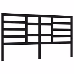 VidaXL 818164, Black, Pinewood, 2060 mm, 104 cm, 40 mm