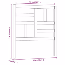 VidaXL 818165 headboard/footboard - Additional view 6