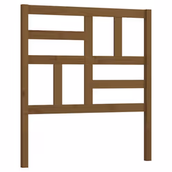 vidaXL Bed Headboard Home Bedroom Decorative Bed Header Panel Solid Wood Pine - honey brown, 96 x 4 x 104 cm - Additional view 2