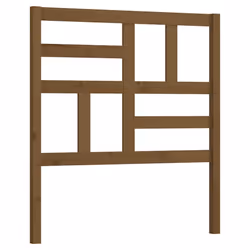 vidaXL Bed Headboard Home Bedroom Decorative Bed Header Panel Solid Wood Pine - honey brown, 106 x 4 x 104 cm - Additional view 2