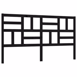 VidaXL 818214, Black, Pinewood, 2060 mm, 104 cm, 40 mm