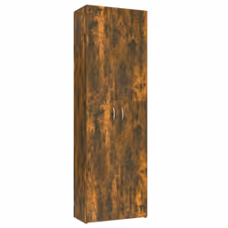 vidaXL Office Cabinet Filing Folder Organiser Storage Cabinet Engineered Wood - smoked oak