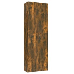 vidaXL Office Cabinet Filing Folder Organiser Storage Cabinet Engineered Wood - smoked oak