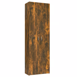 vidaXL Office Cabinet Filing Folder Organiser Storage Cabinet Engineered Wood - smoked oak