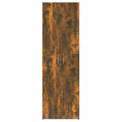 vidaXL Office Cabinet Filing Folder Organiser Storage Cabinet Engineered Wood - smoked oak