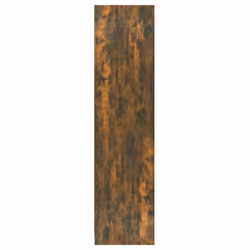 vidaXL Wardrobe Clothing Storage Hanger Clothes Cabinet Closet Engineered Wood - smoked oak - Additional view 5