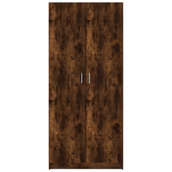 vidaXL Wardrobe Clothing Cabinet Hanger Clothes Organiser Unit Engineered Wood - smoked oak