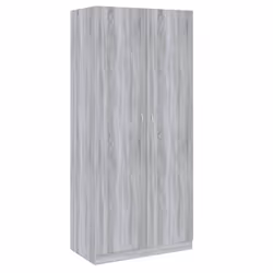 vidaXL Wardrobe Clothing Cabinet Hanger Clothes Organiser Unit Engineered Wood - grey sonoma