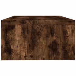 vidaXL Monitor Stand with a Storage Shelf Chipboard TV Stand Multi Colours - smoked oak - Additional view 6