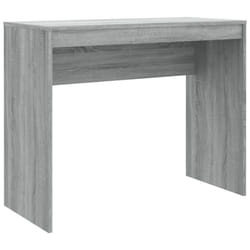 vidaXL Desk Computer Table Workstation Writing Working Desk Engineered Wood - grey sonoma