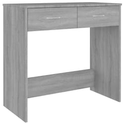 vidaXL Desk Workstation Corner Office Table Computer Desk Engineered Wood - grey sonoma