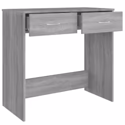 vidaXL Desk Workstation Corner Office Table Computer Desk Engineered Wood - grey sonoma - Additional view 6