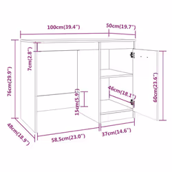 VidaXL 815487 desk - Additional view 7