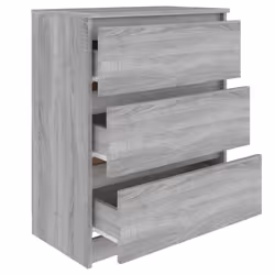 vidaXL Sideboard Engineered Wood Storage Side Cabinet Furniture Multi Colours - grey sonoma - Additional view 5