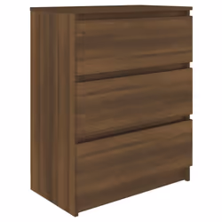 vidaXL Sideboard Engineered Wood Storage Side Cabinet Furniture Multi Colours - brown oak