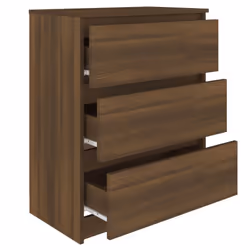vidaXL Sideboard Engineered Wood Storage Side Cabinet Furniture Multi Colours - brown oak - Additional view 5