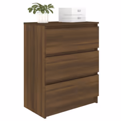 vidaXL Sideboard Engineered Wood Storage Side Cabinet Furniture Multi Colours - brown oak - Additional view 7