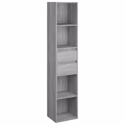 VidaXL 815535, Grey, Oak, Wood, Wood, 360 mm, 300 mm, 1710 mm