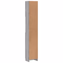 vidaXL Bathroom Cabinet Cupboard Storage Rack Washer Shelf Engineered Wood - grey sonoma - Additional view 9