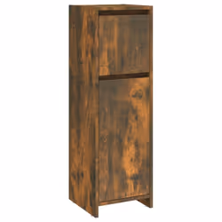 vidaXL Bathroom Cabinet Washroom Storage Cabinet Cupboard Engineered Wood - smoked oak