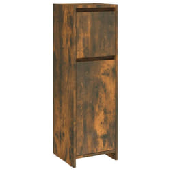 vidaXL Bathroom Cabinet Washroom Storage Cabinet Cupboard Engineered Wood - smoked oak
