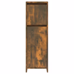vidaXL Bathroom Cabinet Washroom Storage Cabinet Cupboard Engineered Wood - smoked oak