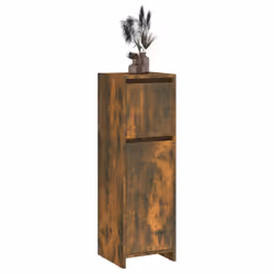 vidaXL Bathroom Cabinet Washroom Storage Cabinet Cupboard Engineered Wood - smoked oak - Additional view 8
