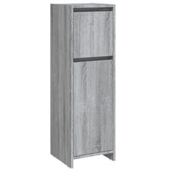 vidaXL Bathroom Cabinet Washroom Storage Cabinet Cupboard Engineered Wood - grey sonoma