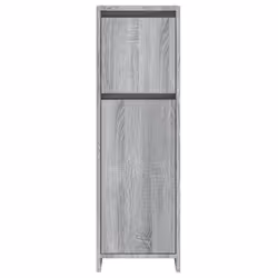 vidaXL Bathroom Cabinet Washroom Storage Cabinet Cupboard Engineered Wood - grey sonoma - Additional view 4