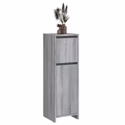 vidaXL Bathroom Cabinet Washroom Storage Cabinet Cupboard Engineered Wood - grey sonoma - Additional view 8
