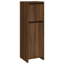 vidaXL Bathroom Cabinet Washroom Storage Cabinet Cupboard Engineered Wood - brown oak