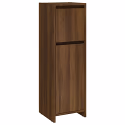 vidaXL Bathroom Cabinet Washroom Storage Cabinet Cupboard Engineered Wood - brown oak