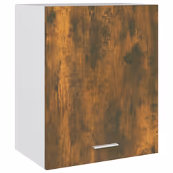 ) vidaXL Kitchen Cabinet Home Storage Shelf Organiser Cupboard Engineered Wood - Smoked oak, 50 x 31 x 60 cm (W x D x H