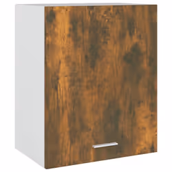 ) vidaXL Kitchen Cabinet Home Storage Shelf Organiser Cupboard Engineered Wood - Smoked oak, 50 x 31 x 60 cm (W x D x H