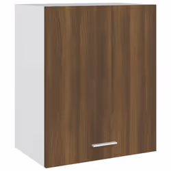 ) vidaXL Kitchen Cabinet Home Storage Shelf Organiser Cupboard Engineered Wood - Brown oak, 50 x 31 x 60 cm (W x D x H
