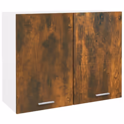vidaXL Kitchen Cabinet Home Storage Shelf Organiser Cupboard Engineered Wood - smoked oak