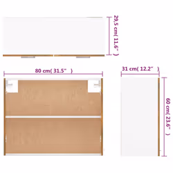 vidaXL Kitchen Cabinet Home Storage Shelf Organiser Cupboard Engineered Wood - smoked oak - Additional view 4