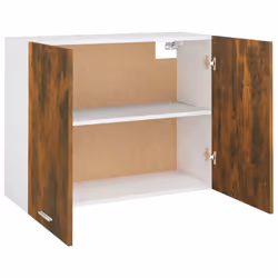 vidaXL Kitchen Cabinet Home Storage Shelf Organiser Cupboard Engineered Wood - smoked oak - Additional view 6