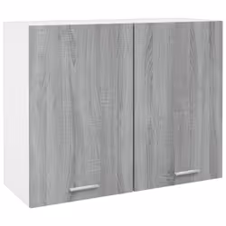 vidaXL Kitchen Cabinet Home Storage Shelf Organiser Cupboard Engineered Wood - grey sonoma