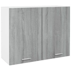vidaXL Kitchen Cabinet Home Storage Shelf Organiser Cupboard Engineered Wood - grey sonoma