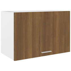 vidaXL Kitchen Cabinet Home Storage Shelf Organiser Cupboard Engineered Wood - brown oak