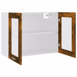 ) vidaXL Kitchen Cabinet Home Storage Shelf Organiser Cupboard Engineered Wood - Smoked oak, 80 x 31 x 60 cm (W x D x H - Additional view 7