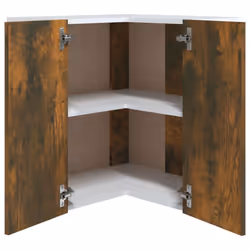 vidaXL Kitchen Cabinet Home Storage Shelf Organiser Cupboard Engineered Wood - Smoked oak - Additional view 6