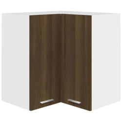 vidaXL Kitchen Cabinet Home Storage Shelf Organiser Cupboard Engineered Wood - Brown oak