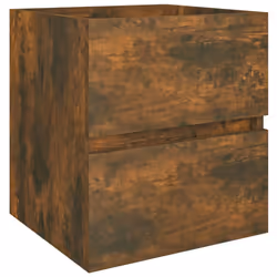 vidaXL Sink Cabinet Engineered Wood Storage Cupboard Furniture Multi Colours - smoked oak - Additional view 3