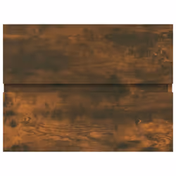 vidaXL Sink Cabinet Brown Oak Engineered Wood Vanity Unit Bathroom Cabinet - smoked oak