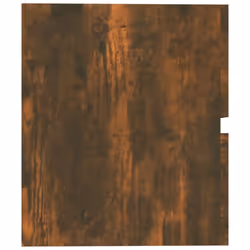 vidaXL Sink Cabinet Brown Oak Engineered Wood Vanity Unit Bathroom Cabinet - smoked oak - Additional view 4