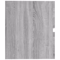 vidaXL Sink Cabinet Brown Oak Engineered Wood Vanity Unit Bathroom Cabinet - grey sonoma - Additional view 4